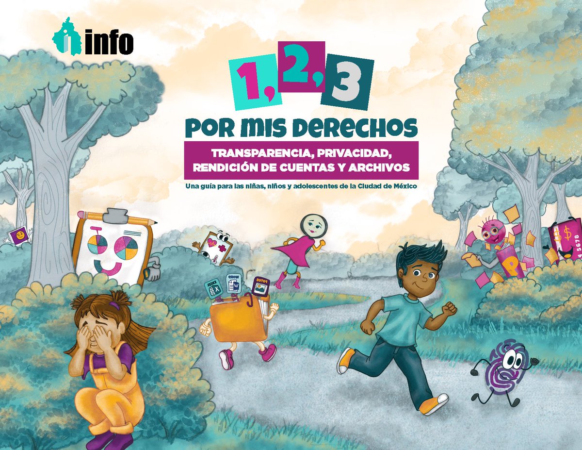 InfoCdMex's tweet photo. ¿Por qué cerraron el parque? 🌳 ¿Pueden subir una foto mía sin preguntarme? 📱

Desde la infancia podemos aprender que preguntar, informarnos y participar también son formas de ejercer nuestros derechos. 🙋🏽‍♀️🙋🏽‍♂️

📚 Con “1, 2, 3 por mis derechos”, niñas, niños y adolescentes pueden descubrir, a través de ejemplos y actividades, cómo la transparencia y el acceso a la información forman parte de su vida cotidiana.

👉🏾 Conócelo aquí: https://t.co/PgKg53E0Tm

#AccesoALaInformación #Transparencia
