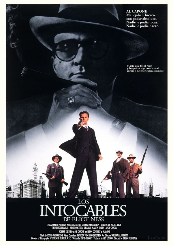 Gonsot_Artist's tweet photo. ‘Los Intocables de Eliot Ness’ - 1987 

Un gran clásico de los 80’s, con un reparto estelar, por el cuál, Sean Connery se llevó el Óscar y una dirección espléndida del gran Brian de Palma.

⭐️ 8/10 https://t.co/OgMOfFKb7P