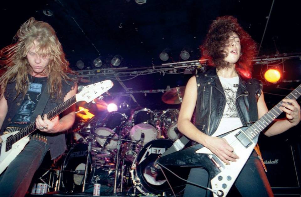 Metalmike3's tweet photo. James Hetfield and Kirk Hammett https://t.co/mXPJJDR3si