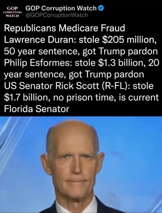lobosgatos's tweet photo. Hey Florida! Why do you put thieves in office to steal from you and cut all the good things they are supposed to do as elected official? You guys are makin' bad decisions! Vote blue this time. Help yourselves. https://t.co/NVLTXSIMDA