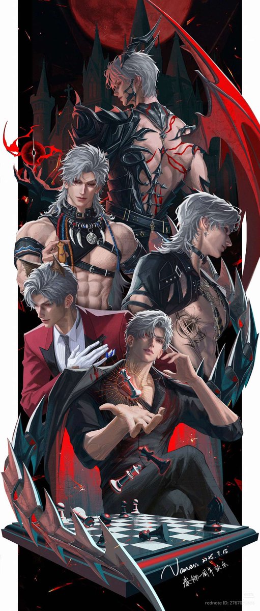 malicemizerlus's tweet photo. A list of my personal favorite Sylus artists you should definitely support and know about as Sylus mains

1. Vaness (开🚗创人) on XHS

She's known for her super realistic Sylus artworks, she draws him so similar to the in-game model that you would think she's one of the Sy devs. https://t.co/E2p6XiCK3M