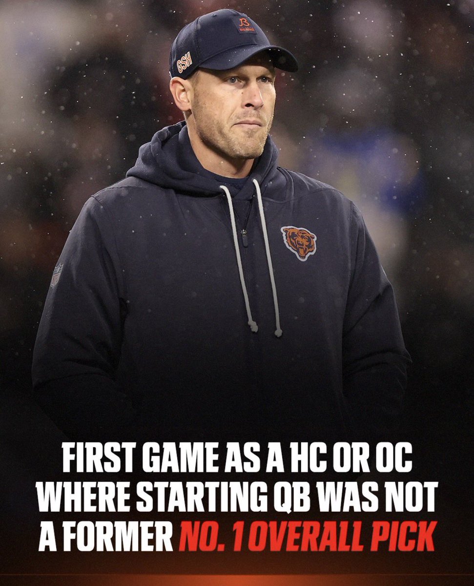 AdamSchefter's tweet photo. A first tonight for Bears HC Ben Johnson: https://t.co/bi3BaKQSco