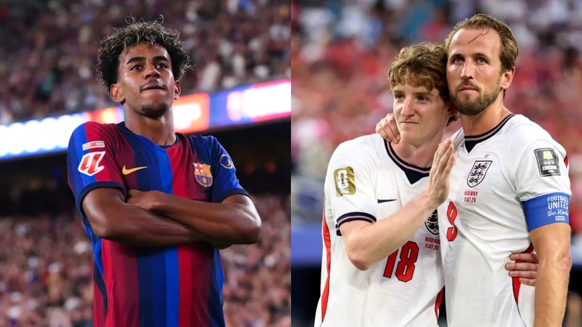 BarcaUniversal's tweet photo. 🚨 Anthony Gordon: "The Ballon d'Or is difficult. If you appreciate the goal scoring ability and the season Harry Kane had, it's historical..."

"But on the other hand, you have Lamine Yamal, who is the best player in the world."

"The best man will win. Good luck to them all!" https://t.co/UO6HTjjgyX
