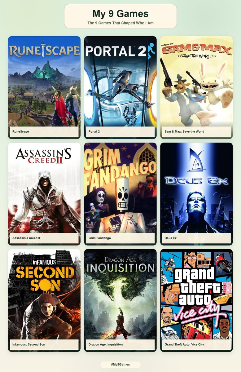 SyAccursed's tweet photo. @SolidarityCoUK Those do all be great games - now let me age myself with my largely ancient picks https://t.co/Wy8PW9hvpv