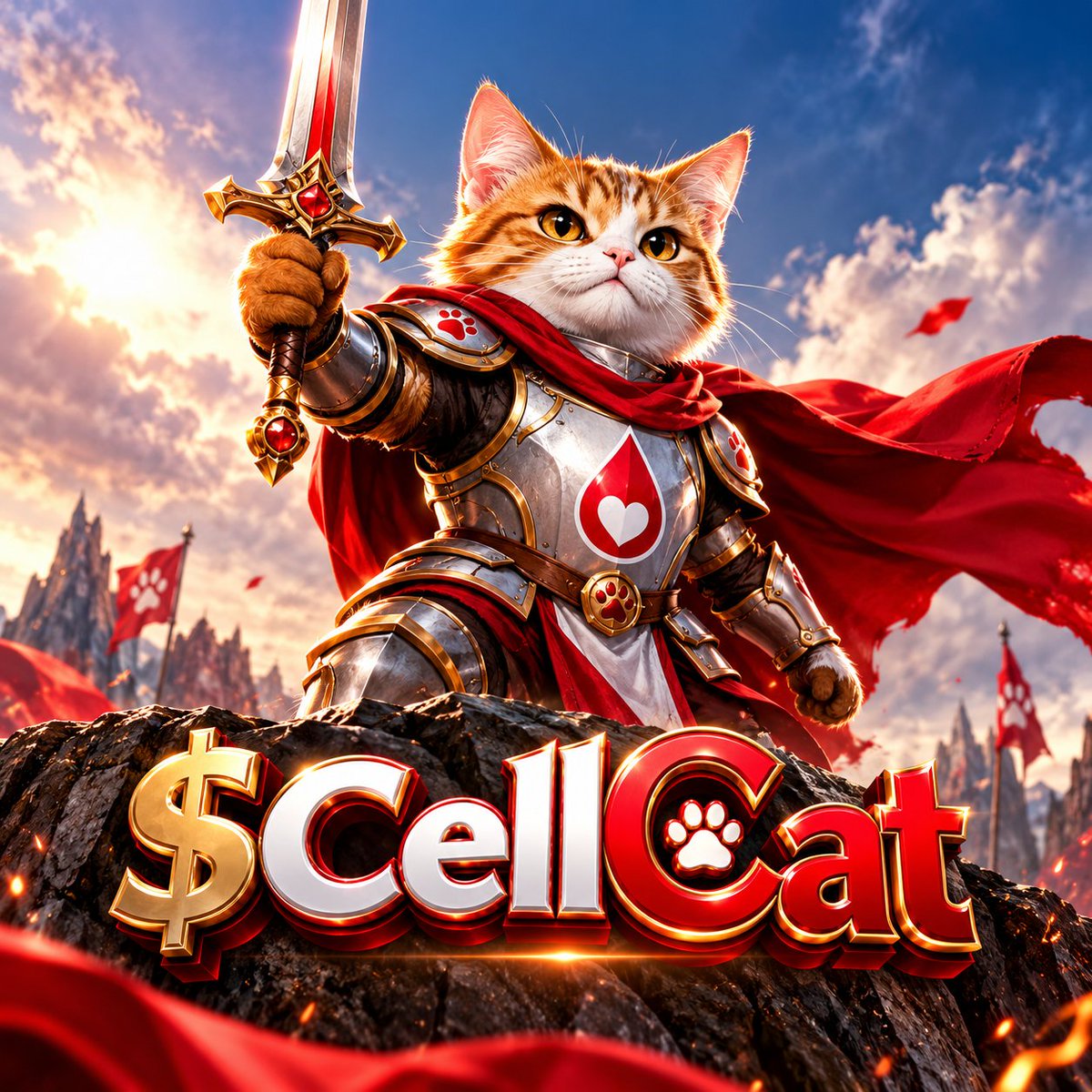 CellCatBSC's tweet photo. $CellCat — Strength in Every Cell 🐱❤️

$CellCat is a charity-driven cryptocurrency token built on the Binance Smart Chain (BSC), created to harness the power of blockchain, community, and charitable action to support people living with sickle cell disease.

More than just a cryptocurrency, $CellCat aims to build a global community that promotes awareness, hope, healthcare access, education, research, and practical support for individuals and families affected by sickle cell disease.

One of the benefits of holding $CellCat is receiving Giant Token Reflections, providing holders with an additional benefit while being part of a project built around a charitable cause.

$CellCat will also work to connect people living with sickle cell disease with organizations, foundations, healthcare initiatives, philanthropists, and individuals who are willing and able to support them, helping bridge the gap between those who need assistance and those who want to make a difference.

Through partnerships, community initiatives, charitable campaigns, and transparent resource allocation, $CellCat seeks to demonstrate how blockchain technology can become a force for social good.

A Token for a Cause.
A Community for Hope.
Giant Token Reflections for Holders.
Strength in Every Cell. 🐱❤️