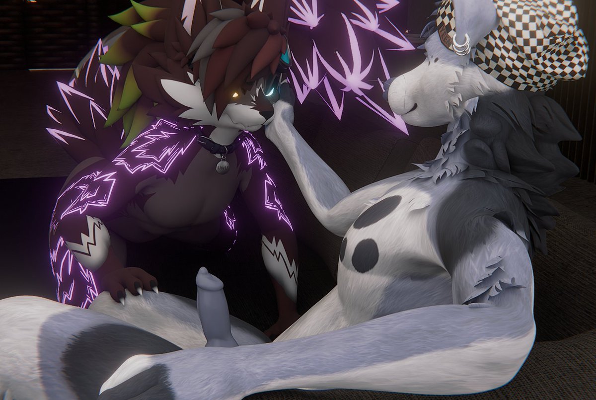 DisgruntledAss's tweet photo. Looks like @Dremmy_ might be in the mood for something...

#Novabeast #Blender #Render #VRChat #nsfw #furryNSFW #hyena https://t.co/jR3EQTtKiB