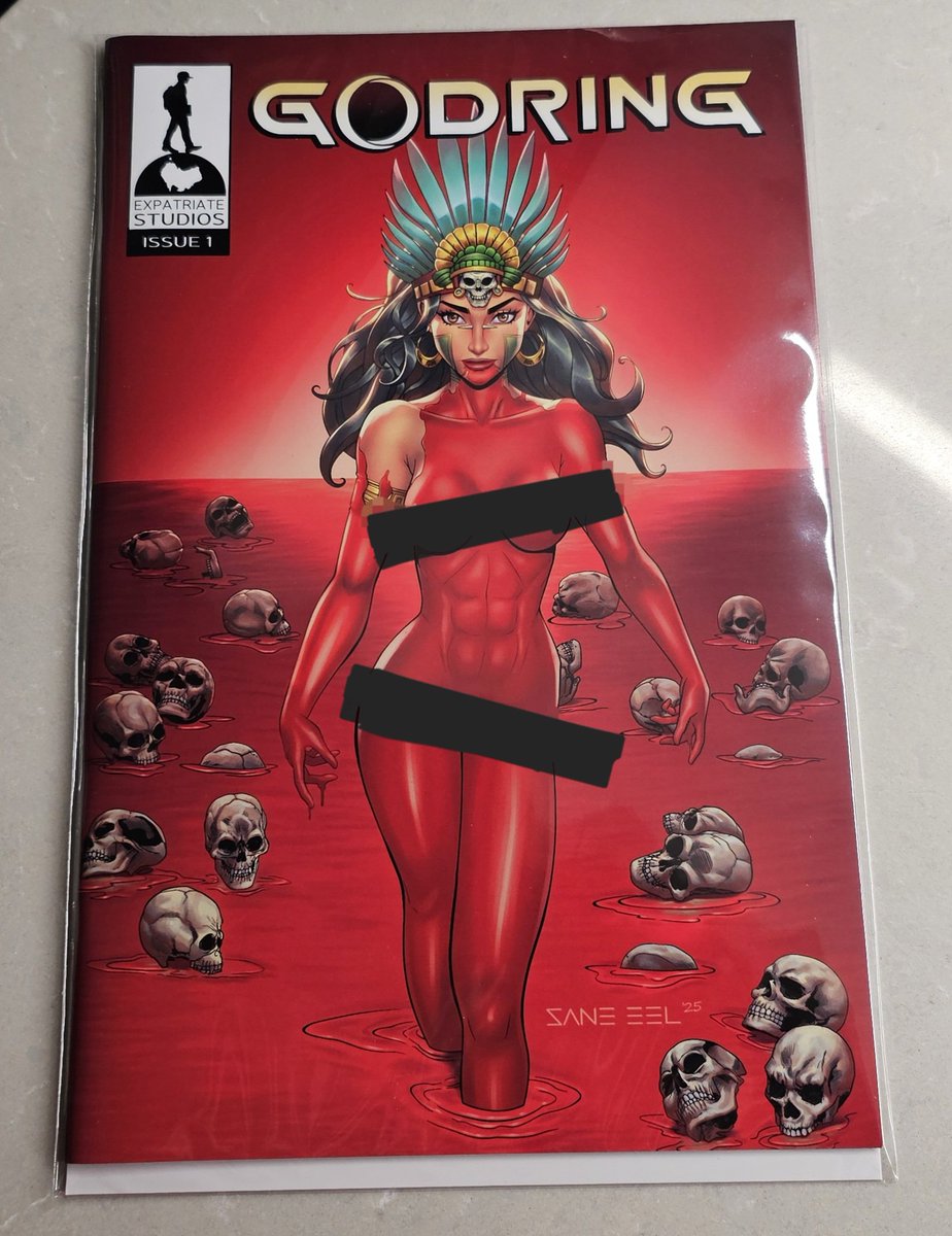 saneeelart's tweet photo. Variant cover of Awilix, Moon Goddess, by @saneeelart
Who is Awilix? 👀
Godring is now live on @kickstarter
⏬️
This is an actual physical test print!
Only just two weeks left of the campaign! Don’t miss out!
#Godring #IndieComics #ComicBooks #Kickstarter #NoAI https://t.co/pKIG61kEpn