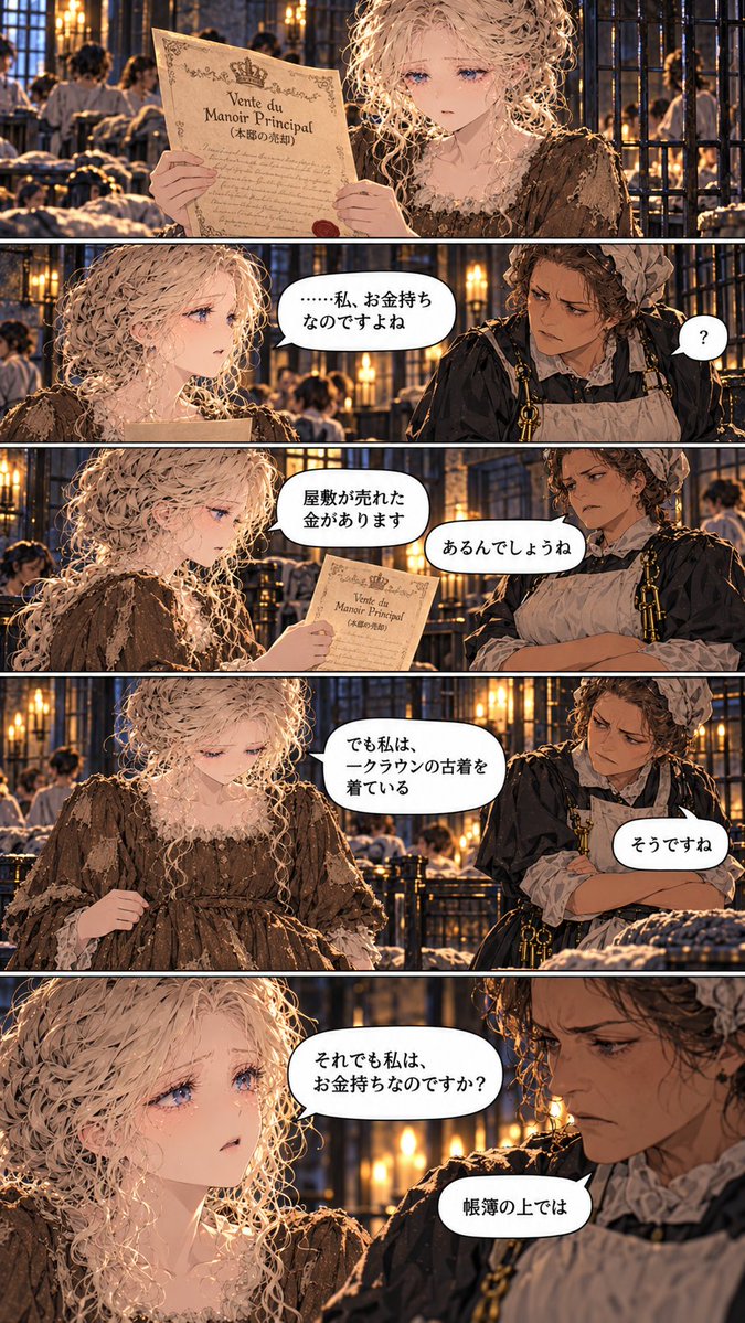 aididprison's tweet photo. 『お金持ちなのに債務囚』(2/3)
#女囚漫画 #女囚 #逮捕 #DID #AIart https://t.co/TNbypCv8Xh