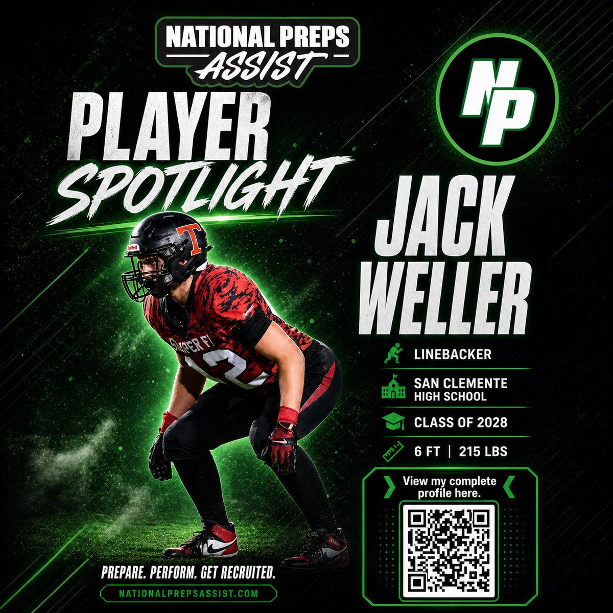 GHoward_Scout's tweet photo. All eyes on @Jack_Weller42 this season!
Popped on his film “ Whoa” Fits the run and fills gaps with the best of them. 

Are you a player that has  talent, work ethic, and goals to play at next level but needs help navigating the recruiting process, DM us for NP Assist” https://t.co/5xUwuqNbLX