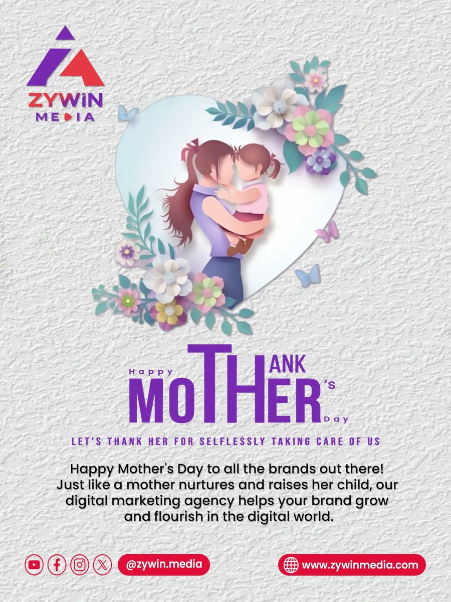 JosephineRok3's tweet photo. Behind every strong brand are care, consistency, patience, and the power to nurture growth—just like a mother. This Mother’s Day, we celebrate every amazing mom and brand growing with love, trust, and dedication. Happy Mother’s Day from Zywin https://t.co/i03GZdF4KW