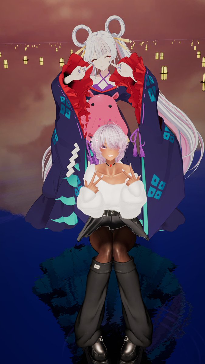 VRChatRui's tweet photo. 🌐: 【公式】仮想空間＜ツクヨミ＞【超かぐや姫！】
By ツクヨミ感謝祭実行委員会 https://t.co/nZljZthJiS
