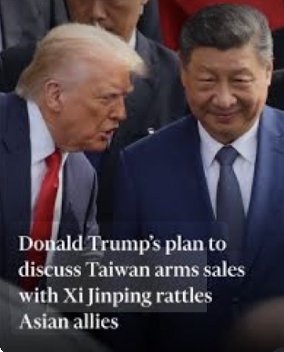 mozobi's tweet photo. @POTUS pressured @cnxijinpingcn to buy #US weapons in exchange for #Taiwan $14 billion arms deal? @USAbilAraby @WhiteHouse @USDefenceArmy https://t.co/VXto53af77