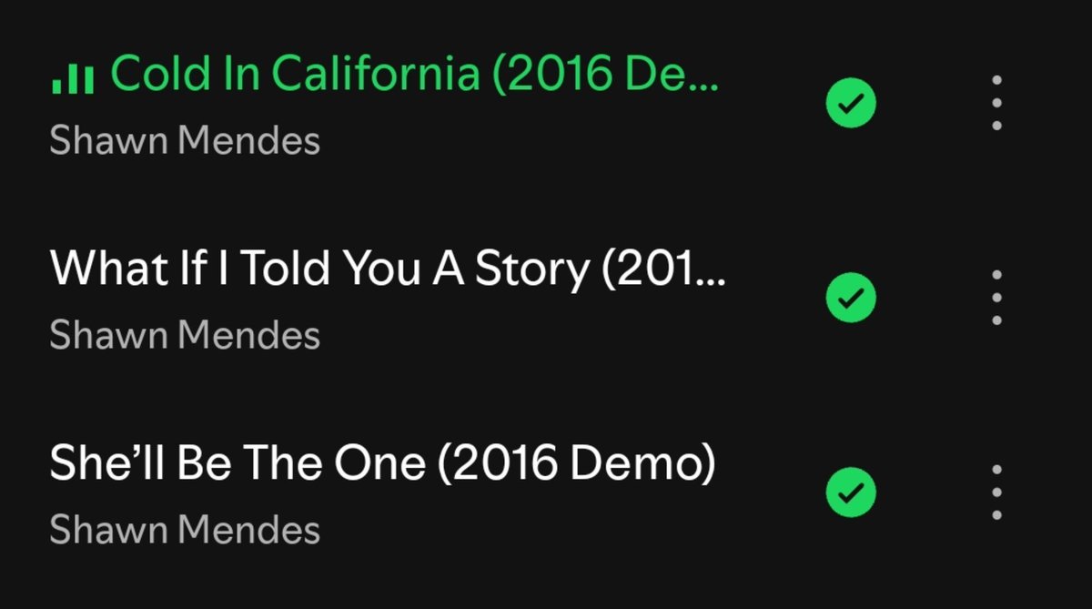 whyyoushawn's tweet photo. Shawn Mendes just released the trio: cold in california, what if i told you a story &amp; she'll be the one. crying. not even joking. we waited 10 years. they're ours. 😭😭😭😭😭😭 https://t.co/NcGl5qDB2x