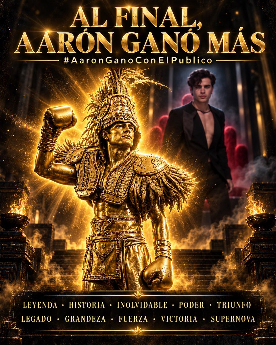 usa_mercury's tweet photo. TENDENCIA 📣

AL FINAL AARON GANO MAS
#AaronGanoConElPublico 

Ese knockout fue mucho más que una victoria en Supernova. Fue la respuesta de Aarón a quienes lo difamaron, lo humillaron y creyeron que podían verlo caer. Intentaron dejarlo en el suelo, pero él se levantó más fuerte y terminó noqueando cada intento de apagar su luz. El público nunca dejó de creer en él.🥊🔥
