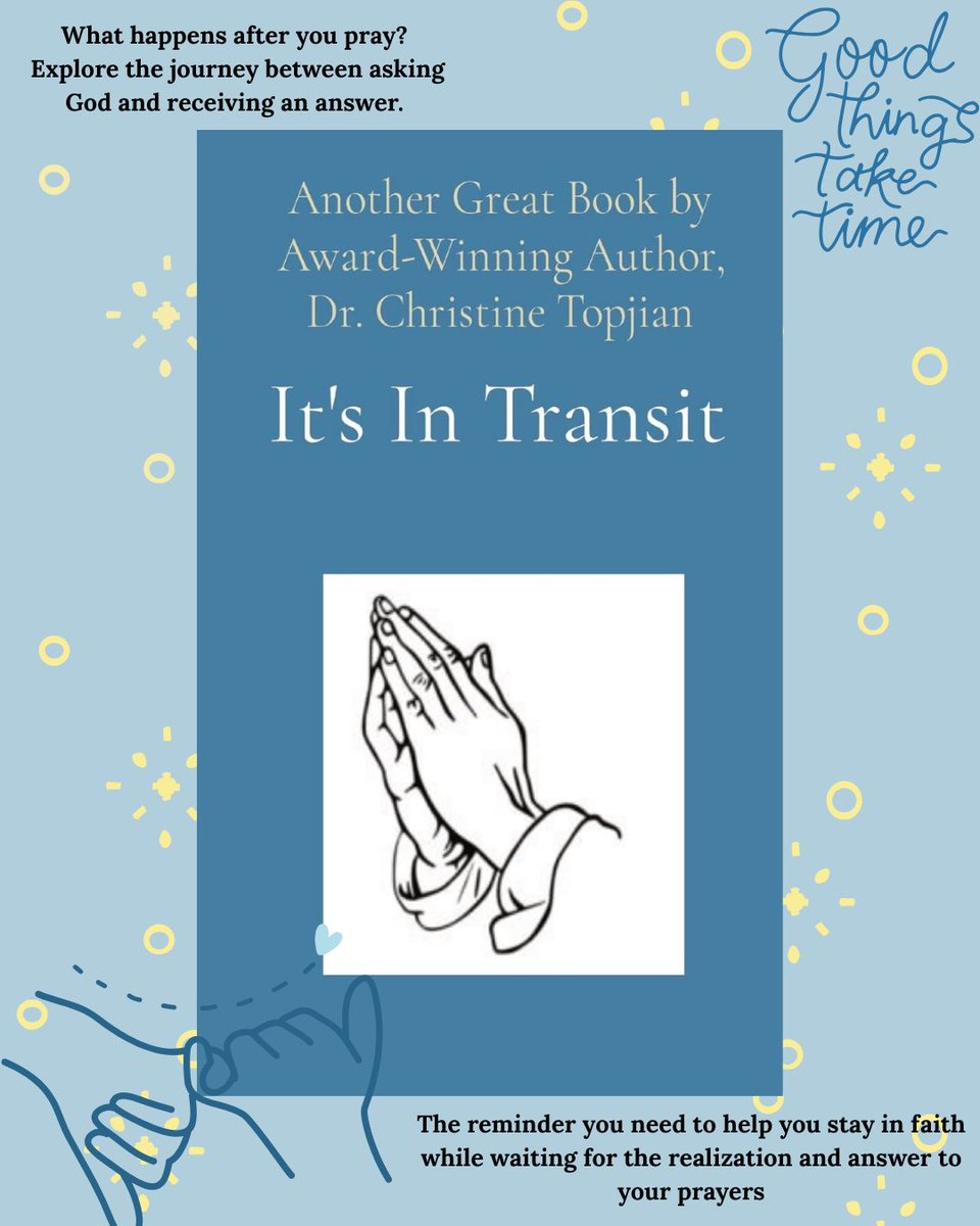 DrTopjian's tweet photo. Ever wondered what happens when you pray but haven’t received the blessing yet. This #book teaches you &amp; explains what happens to your prayer &amp; if God hears them. 

Check out https://t.co/4vFcKyMibC for this book and much more. https://t.co/nTbed8W9X3