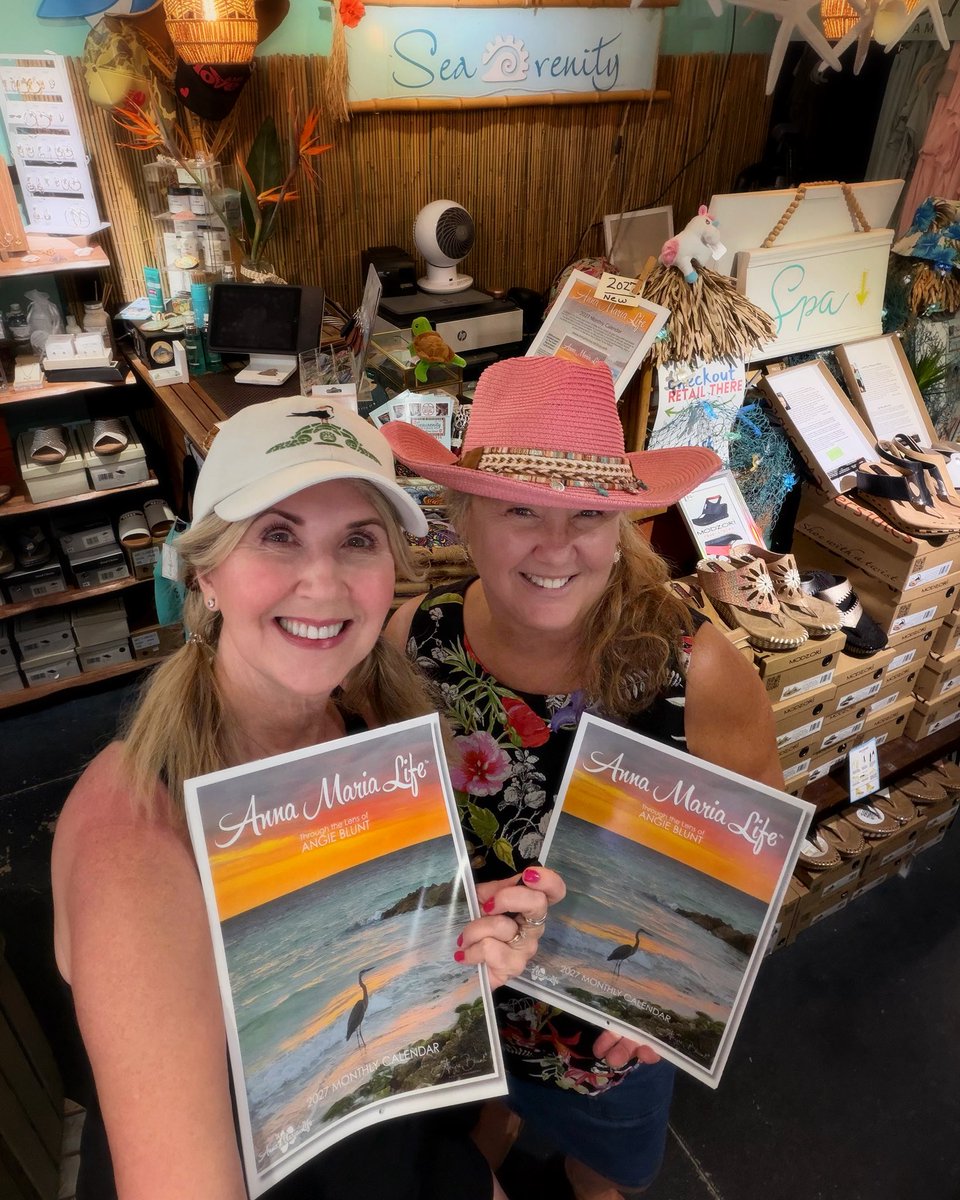smile1fish's tweet photo. 🐢💙 WEEK 9 FUNDRAISING UPDATE … we are now over $7,000… almost $7,300! 💙🐢
Thank you to Sea-renity Beach Spa & Bou-Tiki on Bridge Street for carrying our new 2027 calendar for a donation of $5 to support the turtles! Say hi to Liza (pictured here)…she is awesome! 

We’ve now raised $7,297.44 toward our $20,000 goal for Anna Maria Island Turtle Watch! 💙 But we’re not stopping here! There are still plenty of calendars waiting to find their new homes — and every calendar donation helps support Turtle Watch’s important work with sea turtle conservation and nest monitoring along our shores.

📅 GET YOUR 2027 CALENDAR!

The Anna Maria Life: Through the Lens of Angie Blunt Calendar is packed with beautiful Anna Maria Island photography — making it the perfect way to enjoy a little piece of the island all year long. And it makes a great gift for the Anna Maria Island lover in your life! 💙

🌴 PICK ONE UP LOCALLY:

📍 Anna Maria Island Chamber of Commerce — 5313 Gulf Dr.
📍 Lazy Turtle Beach Rentals — 314 Pine Ave.
📍 Ginny & Jane E’s — 9807 Gulf Dr.
📍 Sea-renity Beach Spa & Bou-tiki — 112 Bridge St.
📍 Anna Maria Life Vacation Rentals — 314 Pine Ave.
📍 The Old Salty Dog — 1601 Ken Thompson Pkwy.
🐢 Plus, select Anna Maria Island Turtle Watch events!

💻 NOT ON THE ISLAND? ORDER ONLINE!
Visit AnnaMariaLifeShop. com to order your calendar and make your donation online. annamarialifeshop. com

📦 Flat-rate shipping is $14.99 for up to 5 calendars! Grab one for yourself and a few for friends and family. 🎁

💙 $7,297.44 DOWN — $20,000 IS THE GOAL!

Help us keep those numbers climbing! Order a calendar, make a donation, and share this post with someone who loves Anna Maria Island and sea turtles as much as we do. 🐢🌊

LOVE ANNA MARIA ISLAND? LOVE SEA TURTLES? GET YOUR CALENDAR & HELP SUPPORT TURTLE WATCH! 💙 #annamariaisland