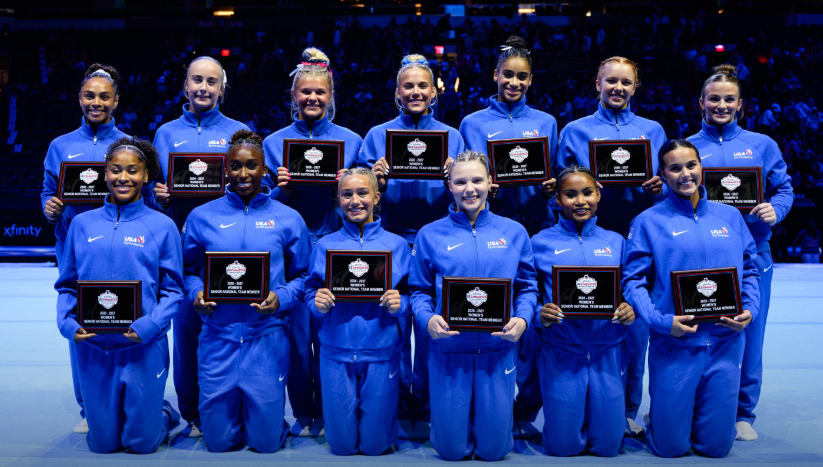 JadeLatam's tweet photo. Aqui están todas las competidoras
Somos 15 gimnastas convocadas que buscan un boleto para representar a USA en el próximo Campeonato Mundial de Gimnasia Artística en Rotterdam
Solo iremos las cinco mejores,
al centro está la más guapa, yo!! 
quieren que los ame, solo denme follow https://t.co/ypcvT21RxZ