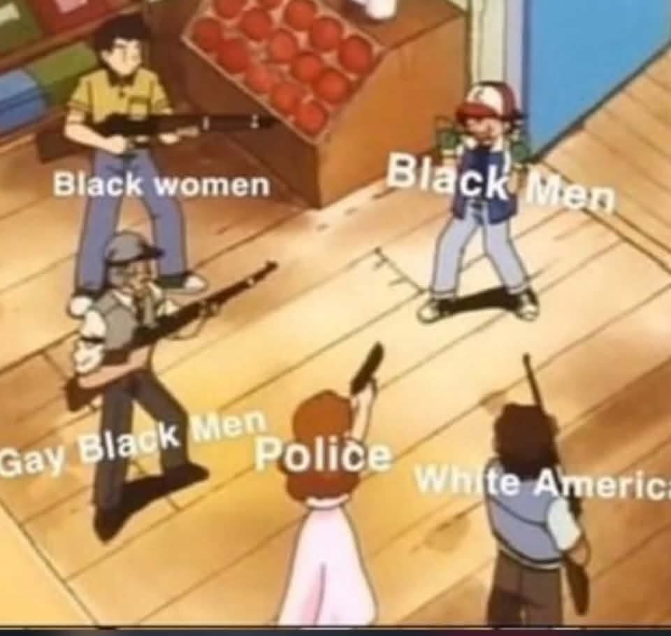 cosmicblackdude's tweet photo. It turns out the BLACK MEN don't have any buddies in this world. https://t.co/lvKV3Dvcfw