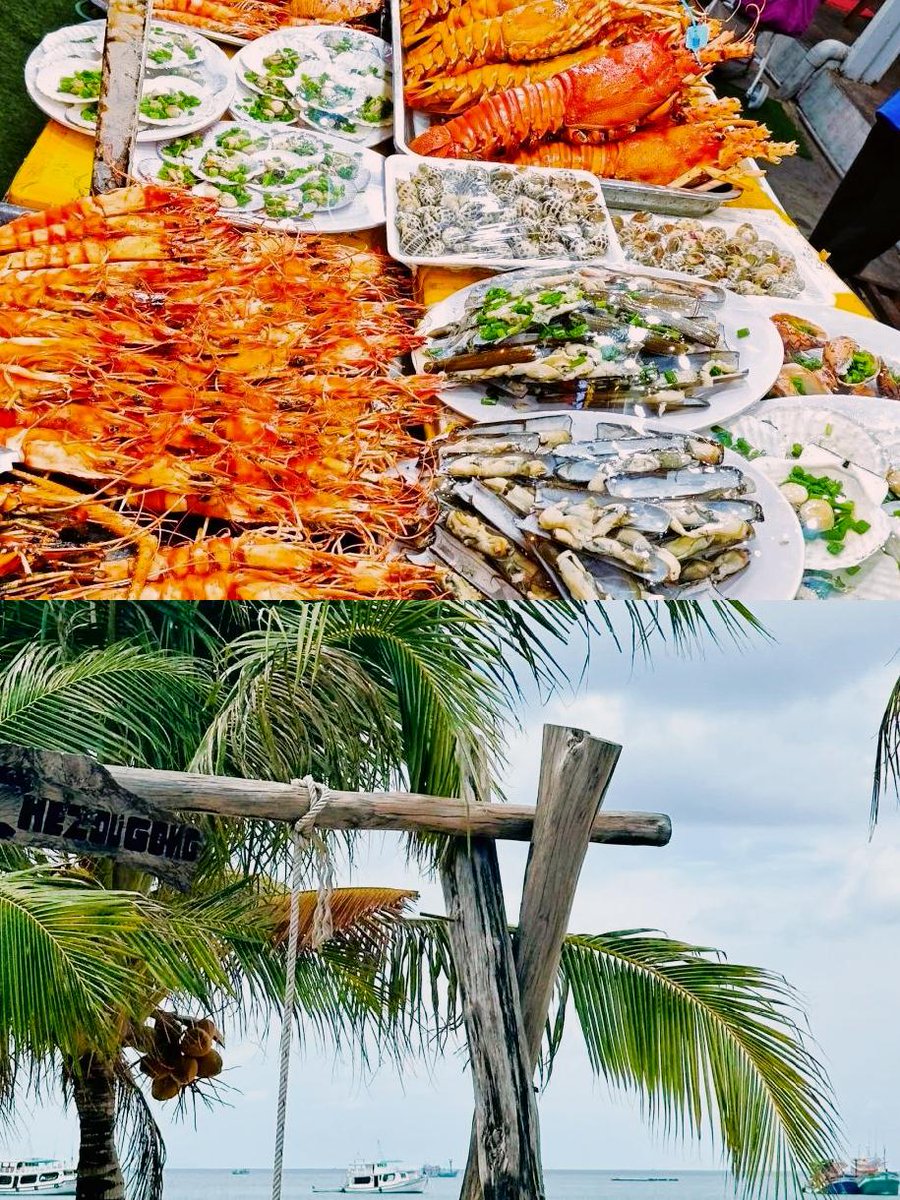 p_cintron_552's tweet photo. [I found some bad shells, light fat prawns, and neon-colored decor at a seaside market—perfect for a lazy snack hour!] https://t.co/Xzg5aIUQRf