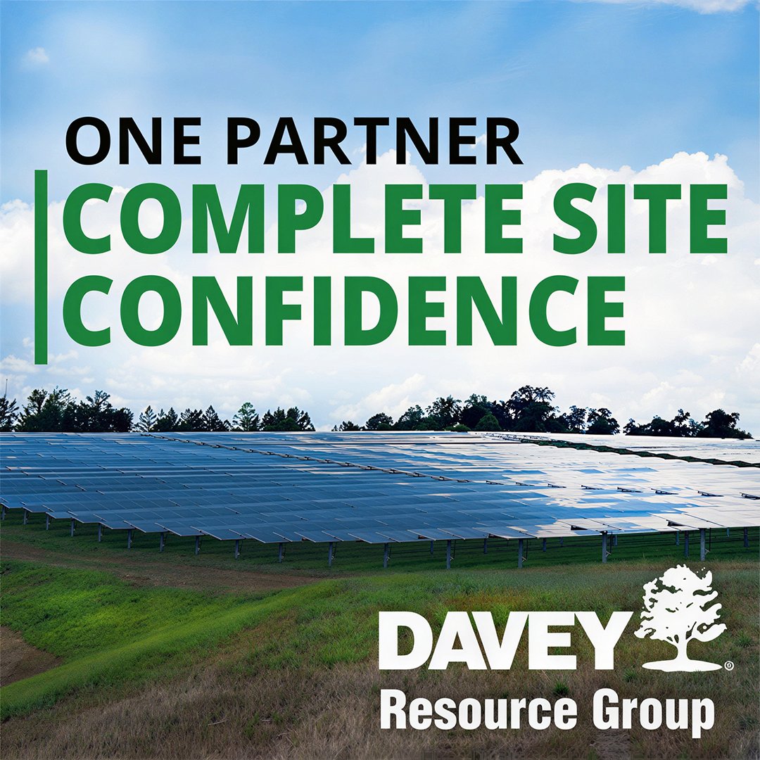 ASES_Solar's tweet photo. Solar site development &amp; ongoing maintenance require specialized expertise at every phase. By providing environmental compliance, site engineering, &amp; vegetation management through one team, @DaveyTree streamlines project execution &amp; protects your timeline. https://t.co/lJug2aQBVU https://t.co/ghPBWczBtb