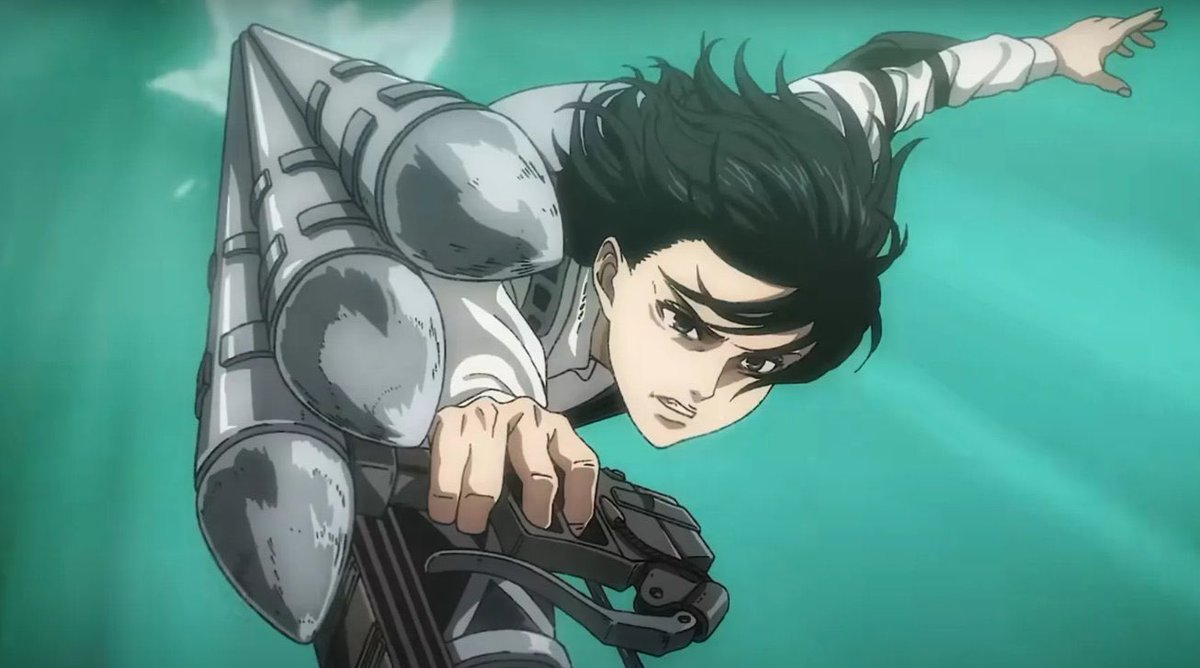 Experxment's tweet photo. mikasa mothered so hard in the last episode 😩 https://t.co/78mbpZu7R8