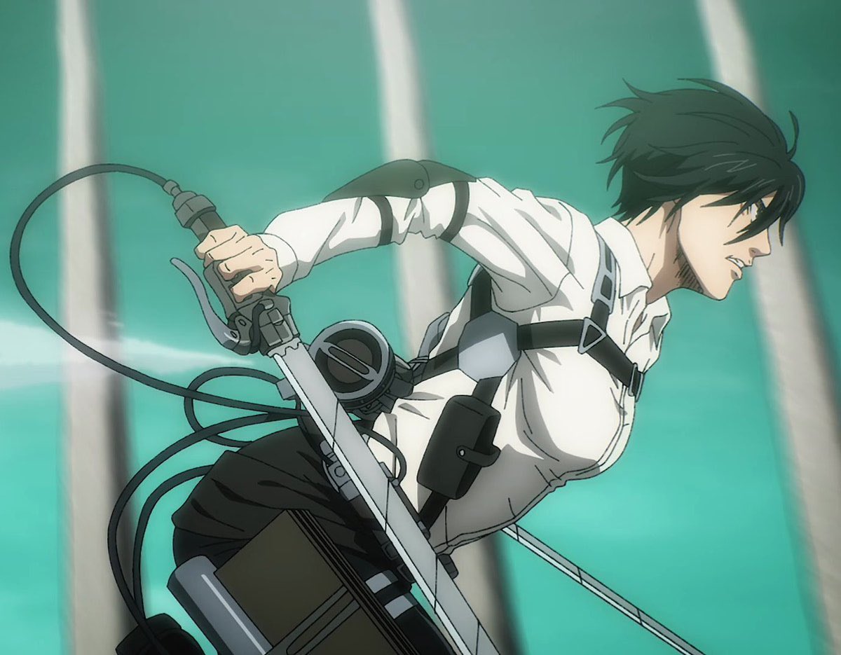 Experxment's tweet photo. mikasa mothered so hard in the last episode 😩 https://t.co/78mbpZu7R8