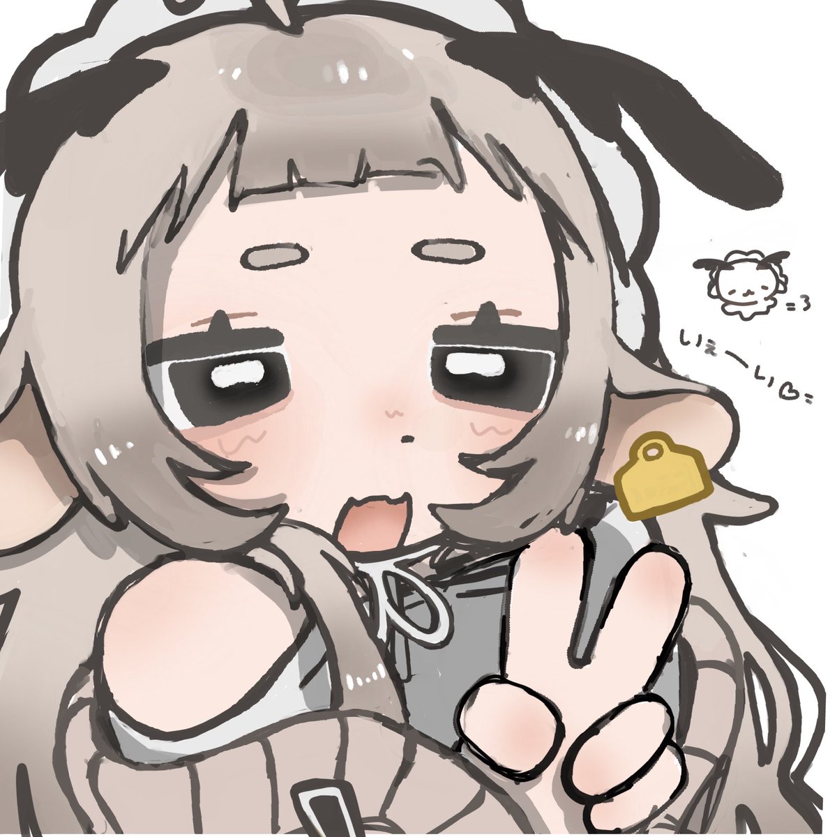 4NXN7's tweet photo. みんなの代理とかOC可愛くてうらやまし〜から、あたしちゃんもOC載っけちゃお🎶羊とカイコガまぜた子🎶(ｶﾞｯﾂﾘじゃないけど一応虫なのでｾﾝｼﾃｨﾌﾞ) https://t.co/NCWjxG066l