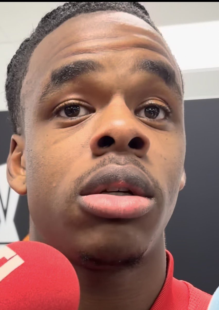 ChinoUTD's tweet photo. 🚨 EXCLUSIVE: Nathan Ngoy on Belgium’s defeat to France:

🗣️ Ngoy: “You know, after the game I saw Senne sitting there looking disappointed and I told him, ‘Don’t do that to yourself. You were unbelievable tonight.’

He said, ‘We were two minutes away.’

I said, ‘Exactly. For 80 minutes we defended almost perfectly. The manager gave us a plan, everybody followed it, you saved everything that got through. France were starting to run out of ideas.

Then Zidane looked at his bench.

That’s unfortunately where our plan ended.’

Senne said, ‘I still feel like I could’ve done something.’

I told him, ‘Brother, what exactly?’

Michael comes on, receives the ball, runs through the middle and puts it in the corner. By the time we understood what he was trying to do, he was already celebrating.

Sometimes you have to respect the other team.

Our manager prepared us brilliantly. We defended France for almost the entire game. Senne was incredible.

Then Zidane introduced Olise.

There are tactical adjustments for some problems.

For that one, I think the only adjustment was asking Zidane politely not to bring him on.”