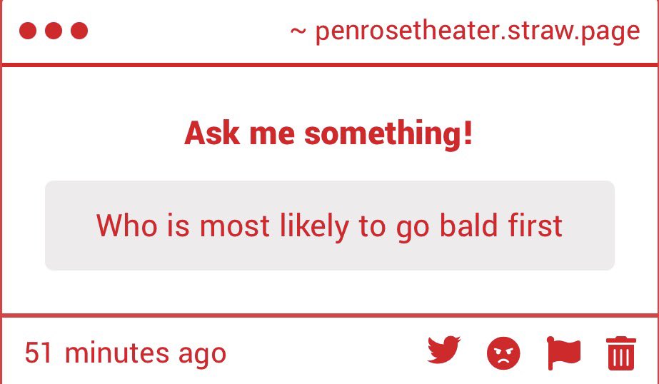 PenroseTheater's tweet photo. I’m already balding, kid. 

https://t.co/aNt2sDElmg https://t.co/TwhpiNO9e6