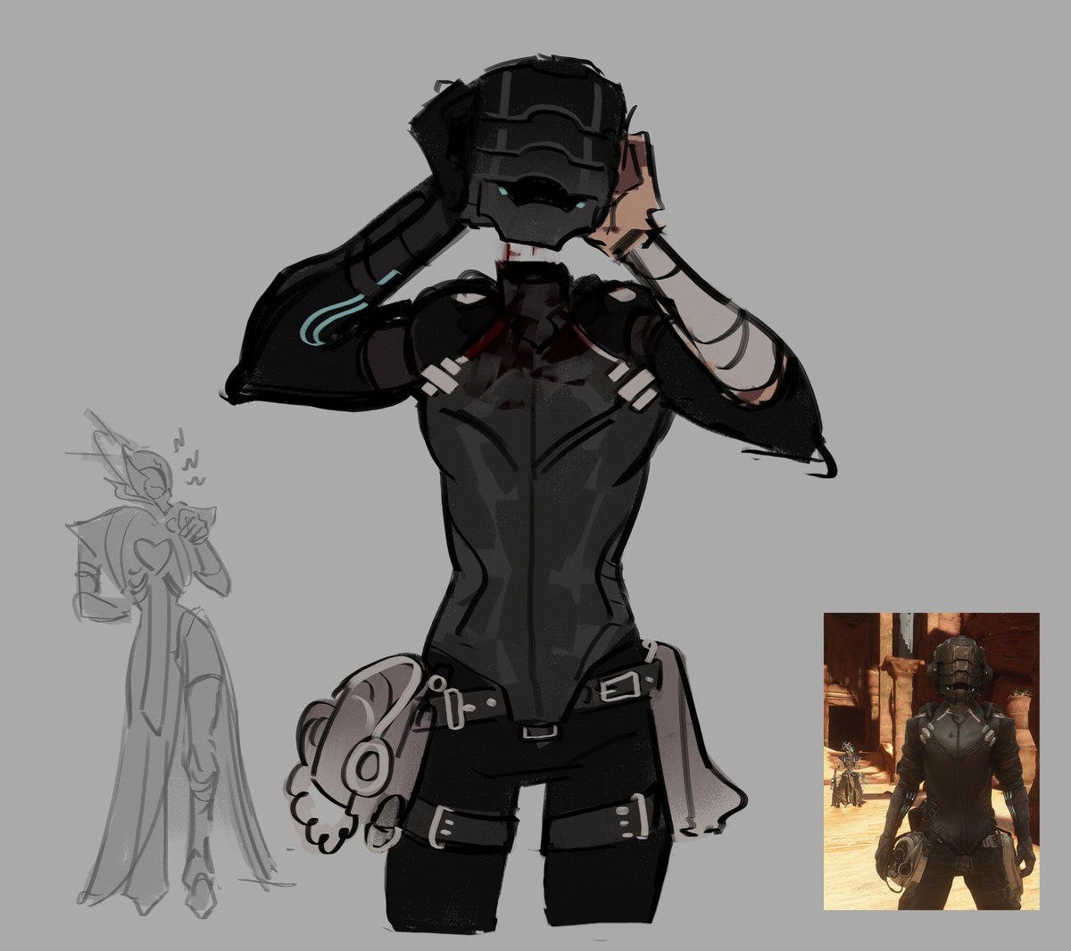 Dellaroom's tweet photo. My Drifter is LITERALLY A LOVE LETTER TO DEAD SPACE FOR FUCK'S SAKE. https://t.co/EUl8wWgnFn