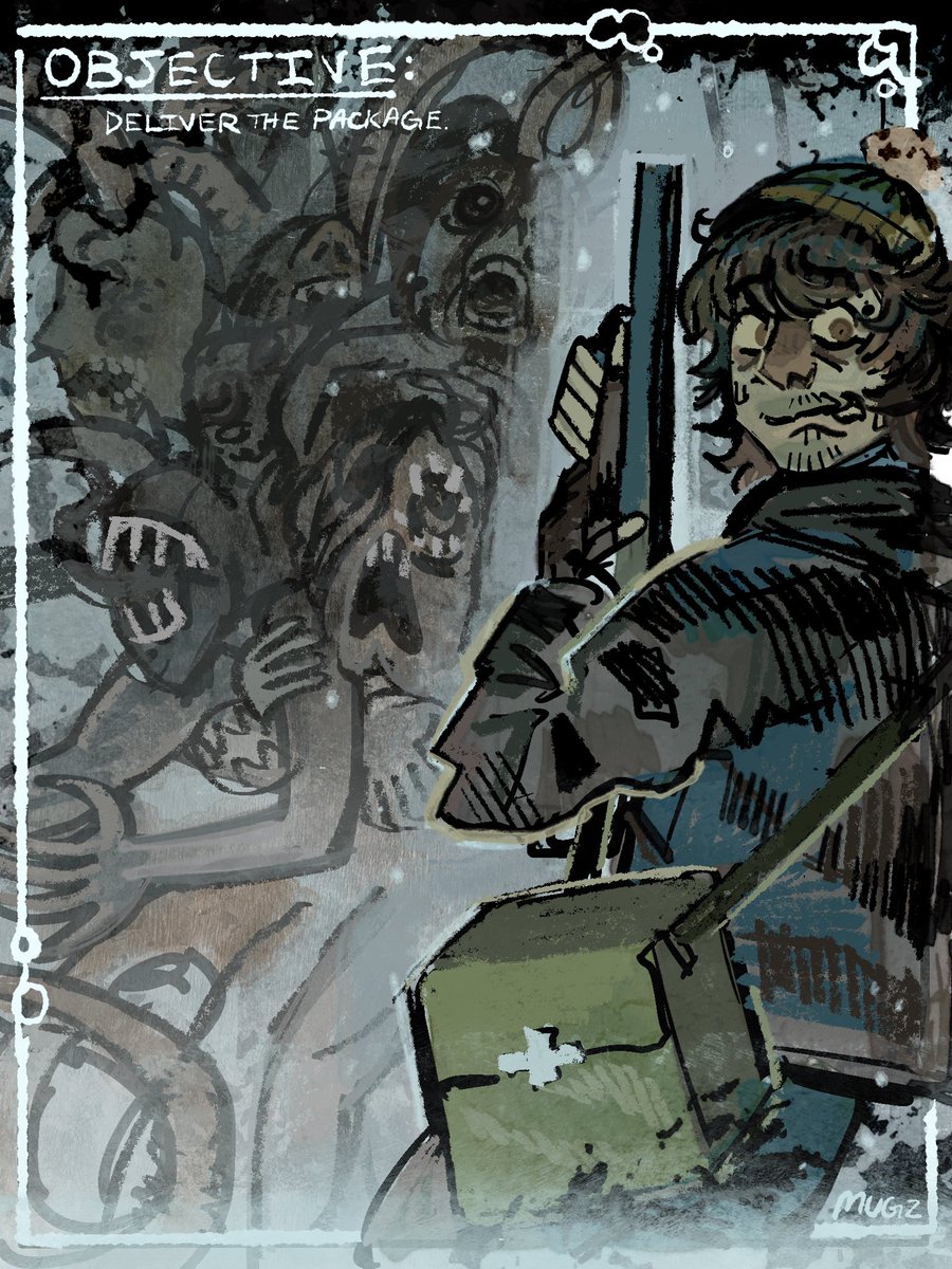 mugztwoo's tweet photo. I mean it’s kind of easier said than done #ResidentEvil https://t.co/TCEboR4aq0