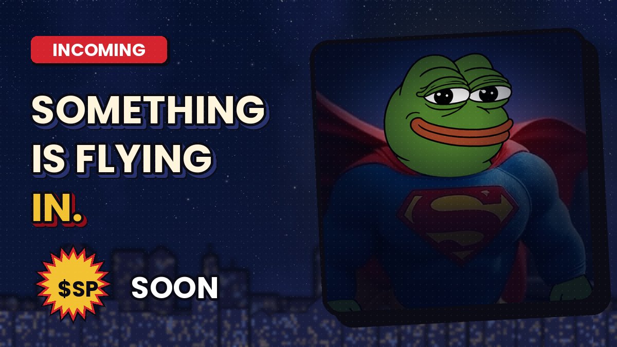 SuperPepeChain's tweet photo. every chart needs a hero
$SP is coming. you'll know when you see it in the sky https://t.co/VpdIXduKpt