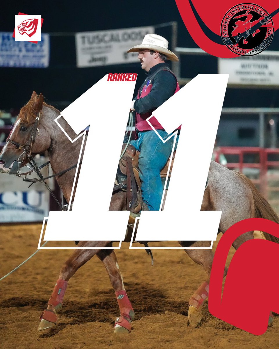 UWAAthletics's tweet photo. Women’s Rodeo is currently No. 7 in the country while the Men’s team comes in at No. 11‼️ 

Both teams are also first in the Ozark Region! 🐎

📰: https://t.co/X4JBjqNuBa https://t.co/hRQtAd5aGa
