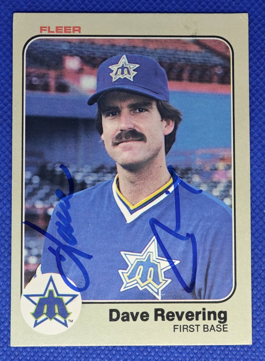 Gampagnolo's tweet photo. Today's TTM success: Dave Revering on a 1983 Fleer. 12 days. 
#TTM #TTMBASEBALL #baseballautographs #ttmsuccess #baseballcards https://t.co/DNKib4sqHk
