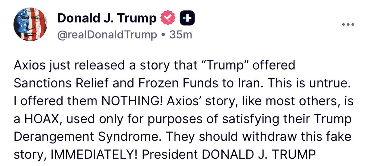 MAGAVoice's tweet photo. 🚨 President Trump just exposed Fake News Axios for putting out a totally fabricated story. SUE THEM

TRUMP SHOULD SUE AXIOS INTO OBLIVION https://t.co/GQfiysgnsX