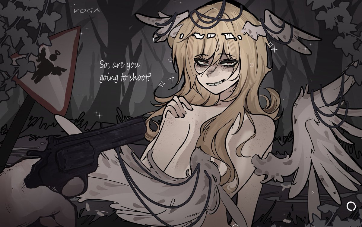 KogarashiRay's tweet photo. She eats people:/     #oc #angel.   ⊹ ࣪ ˖ ໒꒱ https://t.co/CcGvgJ0c7W