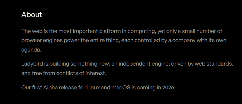 Mr_b4gChaser's tweet photo. Ladybird is a truly independant browser that doesnt monitor user info and doesnt sell out to sponsors

they survive off of their charity, and they keep building with funds from it

they just got added to donate gg

https://t.co/V7eKg2iIGP https://t.co/RjikbVSzqq