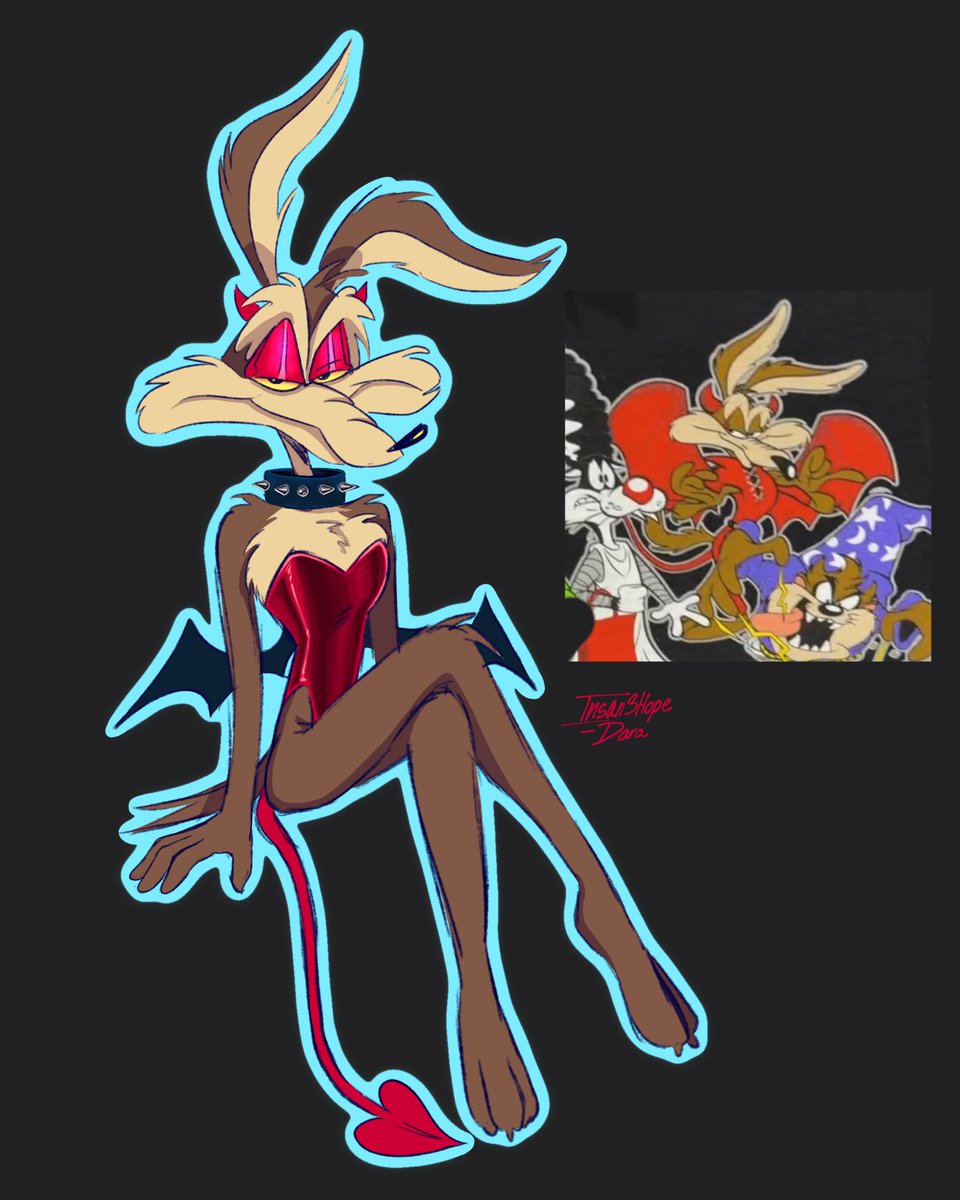 YMikasu's tweet photo. #coyotevsacme #wileecoyote   
💃 sexy demon 🔥 https://t.co/MuZ8aqJjfA