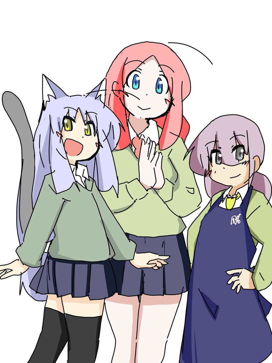 nagatomisumi's tweet photo. #オリキャラ3人挙げればその人の性癖だいたいわかる 
ってほんとかな
どうかな
ということで弊社でメインを張ってらっしゃるお三方にお越しいただきました
これで何がわかるかなー
なー
ねー https://t.co/ak06E0c1L8