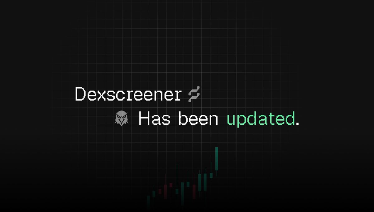 modusbuilders's tweet photo. dexscreener has been updated.

https://t.co/2gKSOW6mv8 https://t.co/pZDQxqJA0l