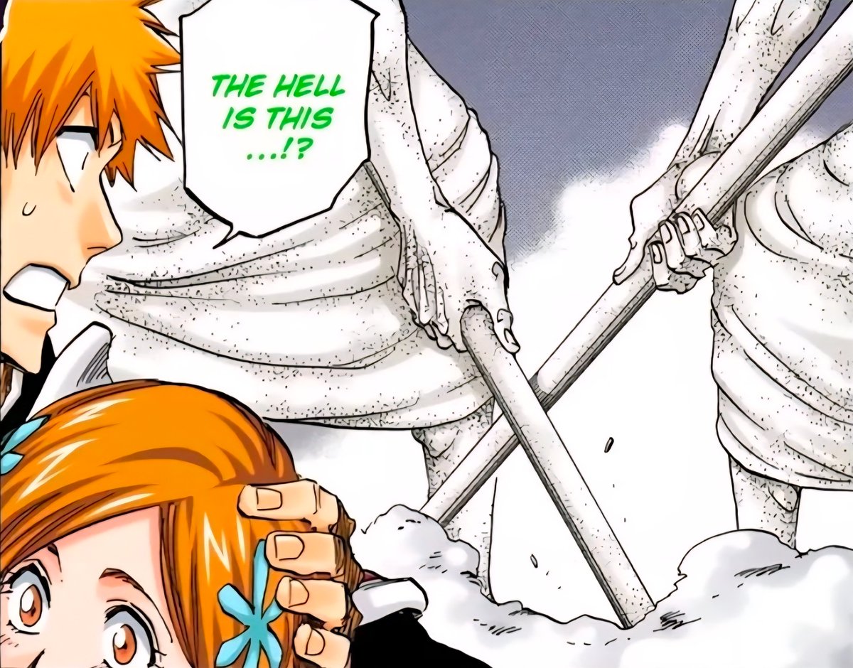 Samanth83790593's tweet photo. Ichigo and Orihime were so touchy with each other during the last arc... https://t.co/JdbEcOBuw2