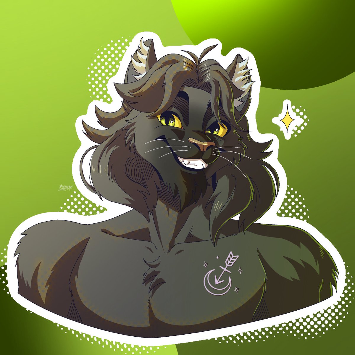 caddy_art's tweet photo. Comm for @FuzzyCat_CB2 💚🖤🐱

#furryart #fursona #commissionwork #furry https://t.co/urSvArl4jG