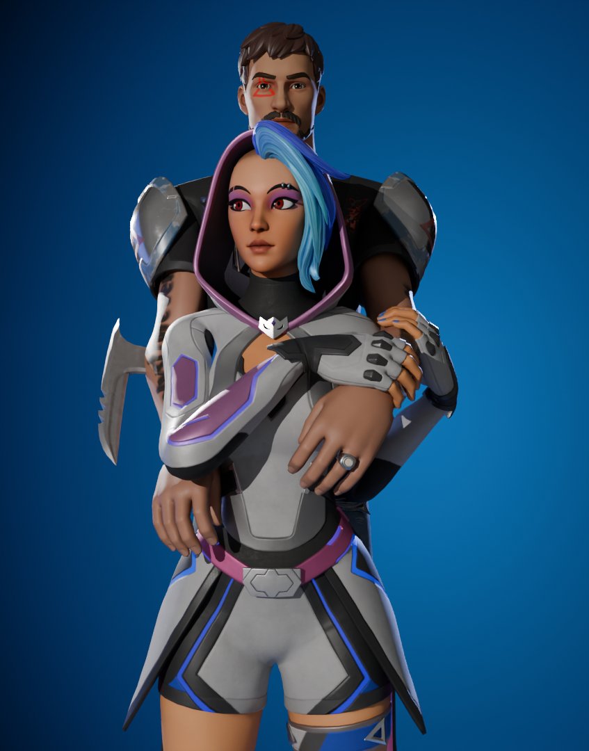 TrueFNAFGamer's tweet photo. (New Catalyst Alt &amp; Masked Alt Below)
"Protecting At All Times~♥️"
#Fortnite #Render #Art https://t.co/TVaTkssLup