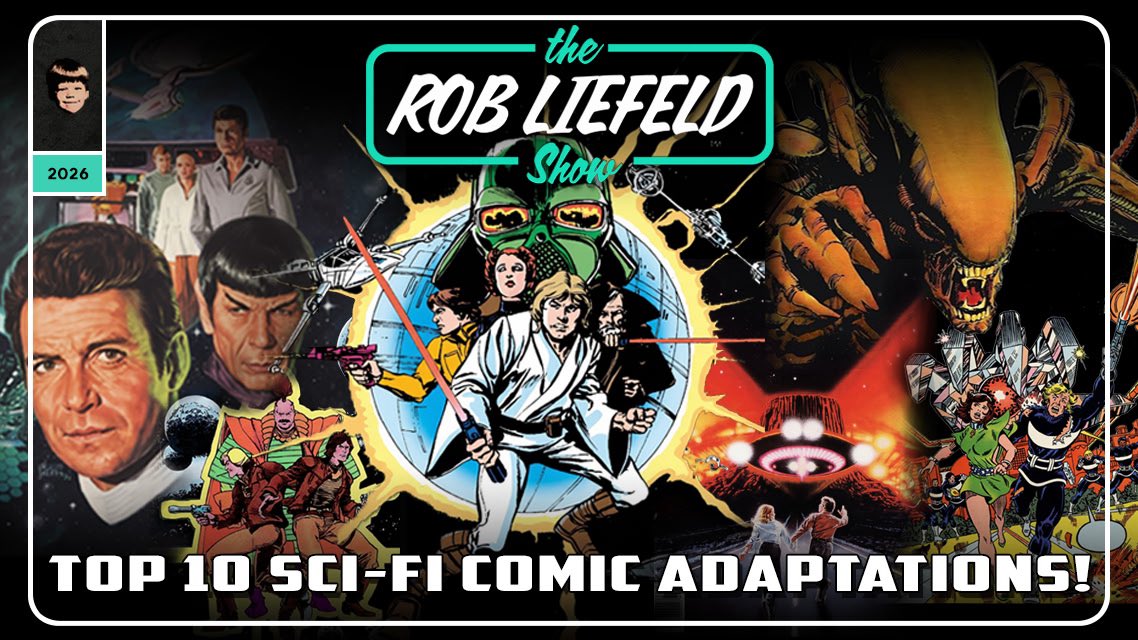 robertliefeld's tweet photo. NEW Robservations! Star Wars! Battlestar Galactica! Logan’s Run! 2001: A Space Oddysey! Blade Runner! ALIEN! The greatest sci-fi flicks of all time received comic book adaptation’s by the likes of legends such as Jack Kirby, Walt Simonson, George Perez and Howard Chaykin! Rob counts down his favorites and names the GOAT among them! https://t.co/Gs3YxVwEcH