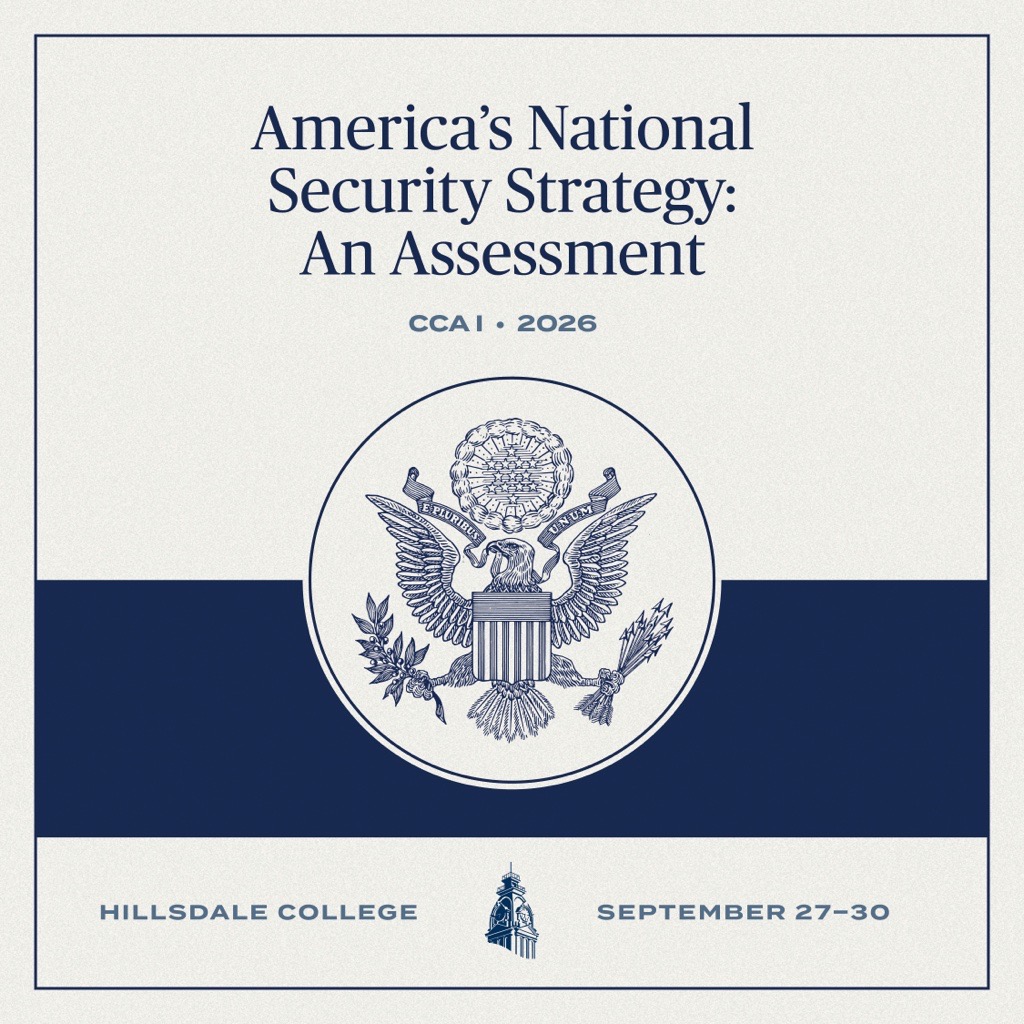 HCimprimis's tweet photo. LIVESTREAM | TODAY, 8:00 PM ET | Watch Michael Anton’s speech, “Needed Adjustments in Post-Cold War Policy,” during this @Hillsdale CCA seminar, “America’s National Security Strategy: An Assessment.” https://t.co/VmNFOJVfbj

View the full CCA schedule at https://t.co/l0MDO0zzSg. https://t.co/xybGMRWTqG