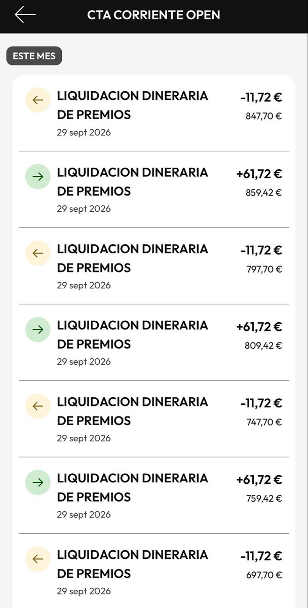 CholloSinFiltro's tweet photo. ✅ Openbank ya ha pagado.

Si te registraste con mi código: 50€ netos en tu cuenta (61,72€ brutos − 11,72€ de Hacienda).
Los 20€ que faltan llegan si mantienes Bizum 2 meses.

¿Aún no? Hasta el 30/09. Me quedan 3 códigos, en el primer comentario👇 https://t.co/rzhyUQkHtv