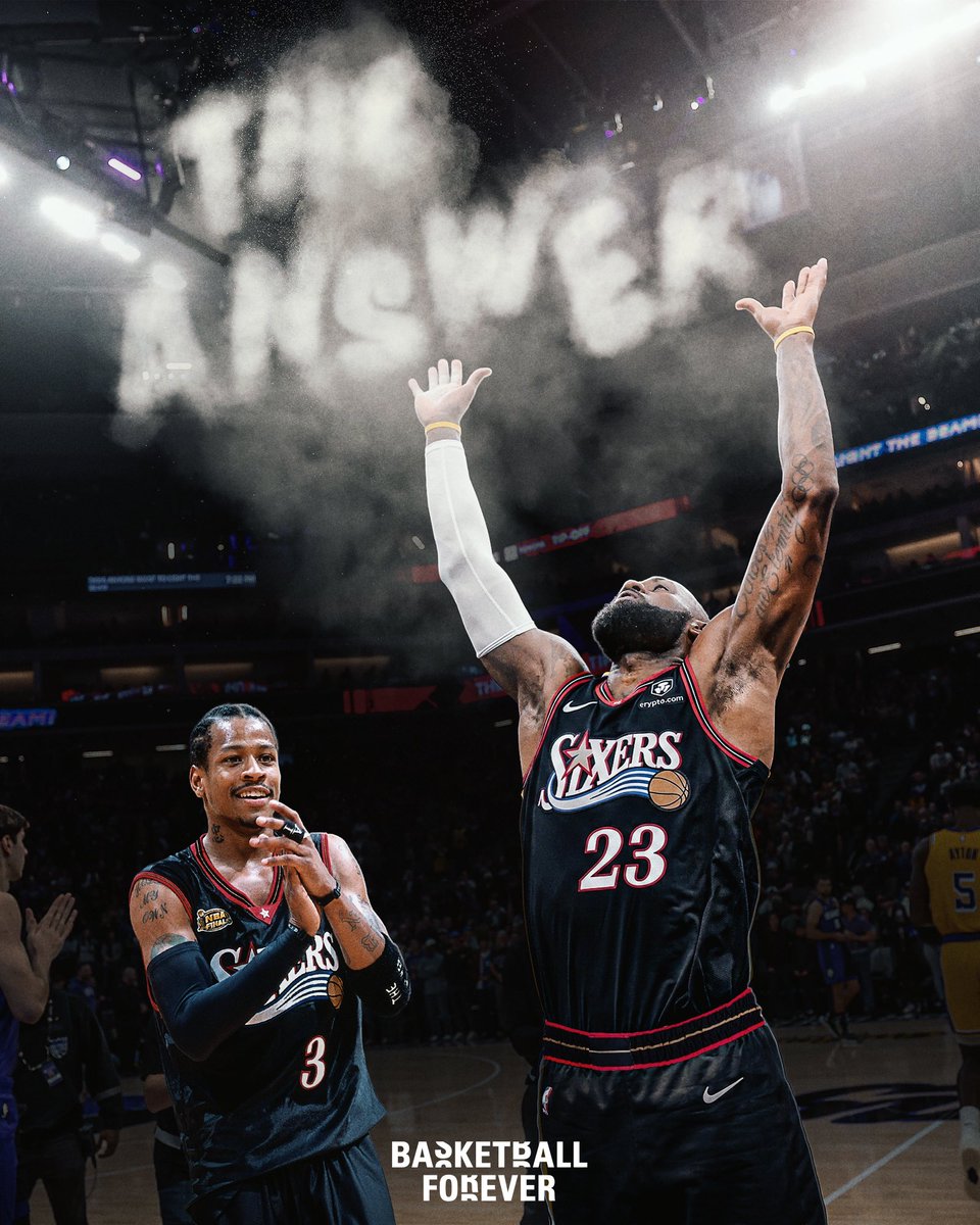 bballforever_'s tweet photo. The 76ers are bringing back their throwback uniforms from the early 2000's Allen Iverson era 🔥

(via 76ers) https://t.co/ZMvilKgamf