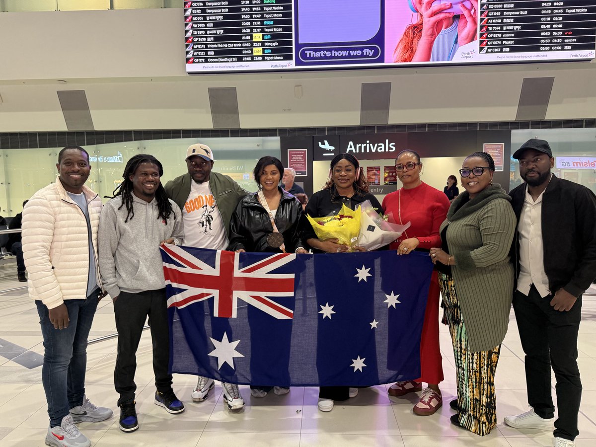 sinach's tweet photo. Happy to be in AUSTRALIA for 3 Nights of Worship! Perth, Melbourne and Sydney . October 1at, 2nd and 3rd

Join us for these 3 nights as Jesus is glorified ! 

https://t.co/YtnvaCspYl https://t.co/9mN26TT4LH