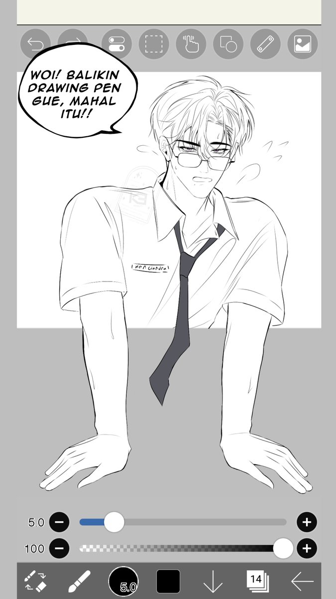 BubuiSan2's tweet photo. Hmmm aku hiatus kek-nya sulit dehh... Btw balikin pulpen-ku.
.
.
#ArkeOCSona #ken https://t.co/ZM0iwJHsJN