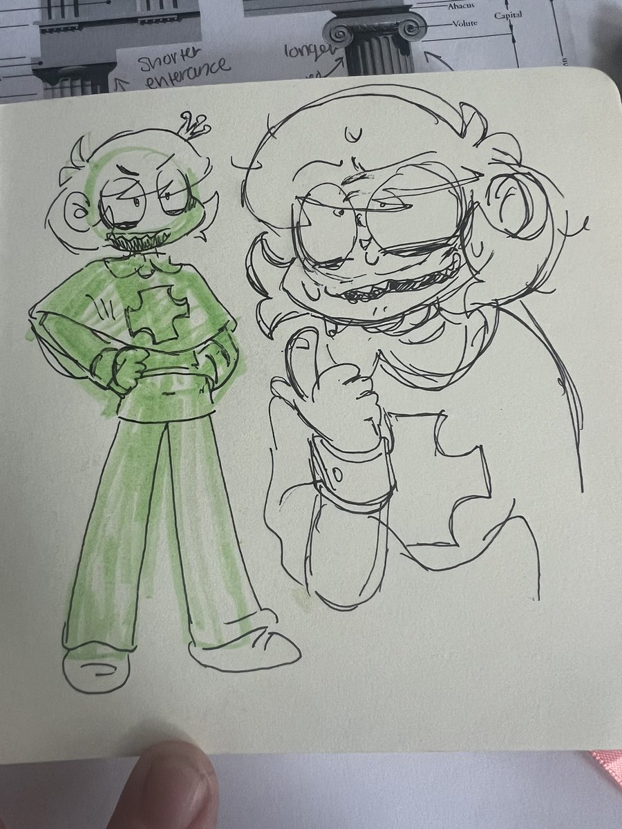 FlSITRON's tweet photo. treeny tiny sketchbook doodles in class i wanna get better at posing and cartoony proportions https://t.co/AruCQaCztk